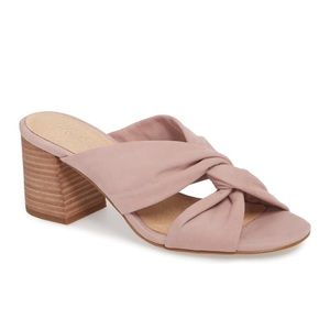 Madewell Twisted Crisscross Sandals Mauve - 9.5